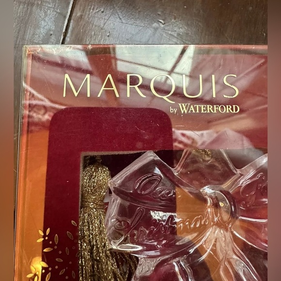 MARQUIS BY WATERFORD CRYSTAL - OUR FIRST CHRISTMAS BELL ORNAMENT - 2014 - Picture 7 of 8